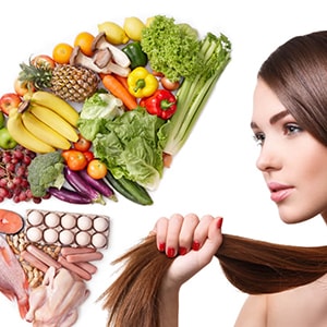 رژیم غذایی مناسب برای درمان ریزش مو